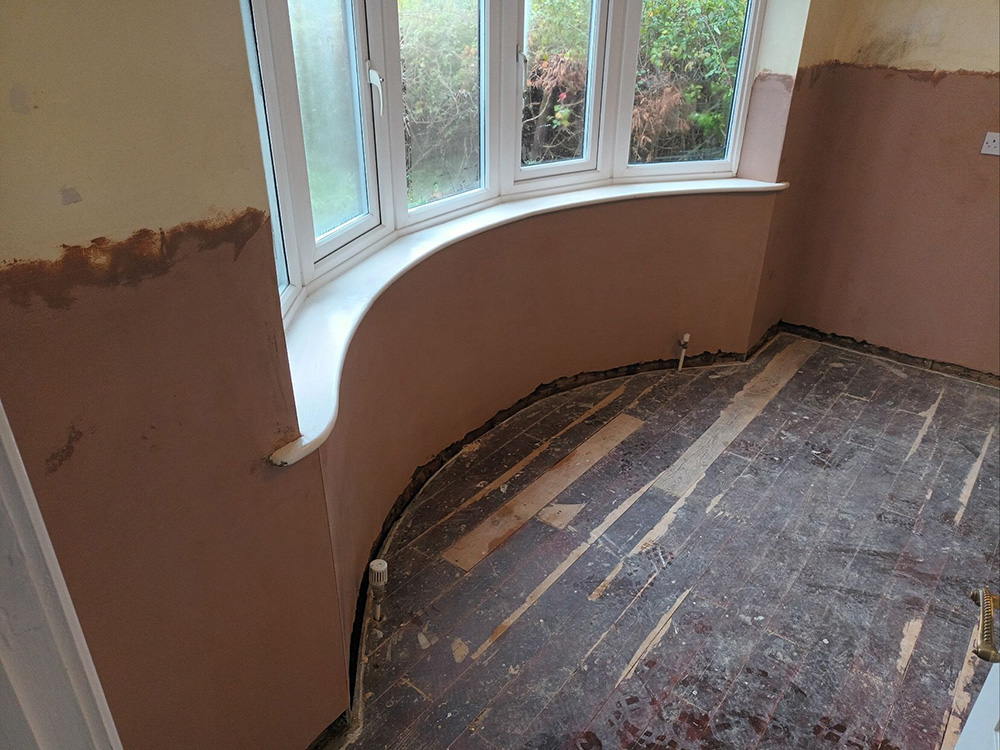 Rising Damp and New Plaster Applied Property Conservation Services