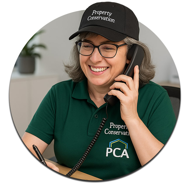 Casual smiling business woman sitting at desk making telephone call and taking note.